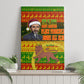 Ethiopia Haile Selassie Christmas Canvas Wall Art King Of Kings Lion Of Judah Ugly Pattern Holiday