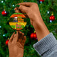 Ethiopia Haile Selassie Christmas Ceramic Ornament King Of Kings Lion Of Judah Ugly Pattern Holiday