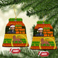 Ethiopia Haile Selassie Christmas Ceramic Ornament King Of Kings Lion Of Judah Ugly Pattern Holiday