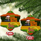 Ethiopia Haile Selassie Christmas Ceramic Ornament King Of Kings Lion Of Judah Ugly Pattern Holiday