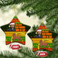 Ethiopia Haile Selassie Christmas Ceramic Ornament King Of Kings Lion Of Judah Ugly Pattern Holiday