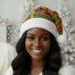 Ethiopia Haile Selassie Christmas Santa Hat King Of Kings Lion Of Judah Ugly Pattern Holiday