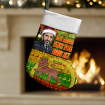 Ethiopia Haile Selassie Christmas Stocking King Of Kings Lion Of Judah Ugly Pattern Holiday