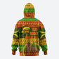Ethiopia Haile Selassie Christmas Hoodie King Of Kings Lion Of Judah Ugly Pattern Holiday