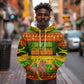 Ethiopia Haile Selassie Christmas Hoodie King Of Kings Lion Of Judah Ugly Pattern Holiday