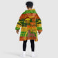 Ethiopia Haile Selassie Christmas Kid Wearable Blanket Hoodie King Of Kings Lion Of Judah Ugly Pattern Holiday