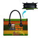 Ethiopia Haile Selassie Christmas Leather Bag King Of Kings Lion Of Judah Ugly Pattern Holiday