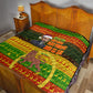 Ethiopia Haile Selassie Christmas Quilt King Of Kings Lion Of Judah Ugly Pattern Holiday