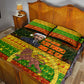 Ethiopia Haile Selassie Christmas Quilt Bed Set King Of Kings Lion Of Judah Ugly Pattern Holiday