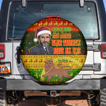 Ethiopia Haile Selassie Christmas Spare Tire Cover King Of Kings Lion Of Judah Ugly Pattern Holiday