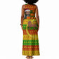 Ethiopia Haile Selassie Christmas Tank Maxi Dress King Of Kings Lion Of Judah Ugly Pattern Holiday
