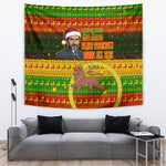 Ethiopia Haile Selassie Christmas Tapestry King Of Kings Lion Of Judah Ugly Pattern Holiday