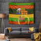 Ethiopia Haile Selassie Christmas Tapestry King Of Kings Lion Of Judah Ugly Pattern Holiday