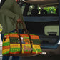 Ethiopia Haile Selassie Christmas Travel Bag King Of Kings Lion Of Judah Ugly Pattern Holiday