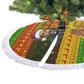 Ethiopia Haile Selassie Christmas Tree Skirt King Of Kings Lion Of Judah Ugly Pattern Holiday
