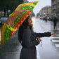 Ethiopia Haile Selassie Christmas Umbrella King Of Kings Lion Of Judah Ugly Pattern Holiday