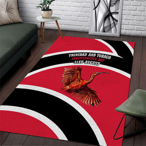 Trinidad And Tobago Independence Day Scarlet Ibis Area Rug Steelpan Heritage National Flag