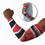 Trinidad And Tobago Independence Day Scarlet Ibis Arm Sleeves Steelpan Heritage National Flag