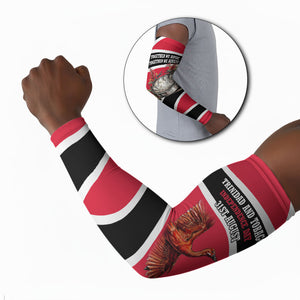 Trinidad And Tobago Independence Day Scarlet Ibis Arm Sleeves Steelpan Heritage National Flag