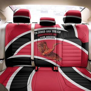 Trinidad And Tobago Independence Day Scarlet Ibis Back Car Seat Cover Steelpan Heritage National Flag