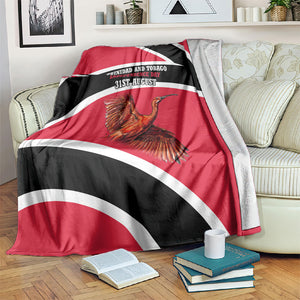 Trinidad And Tobago Independence Day Scarlet Ibis Blanket Steelpan Heritage National Flag