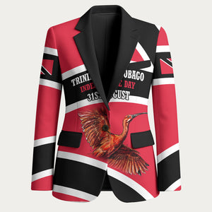 Trinidad And Tobago Independence Day Scarlet Ibis Blazer Steelpan Heritage National Flag