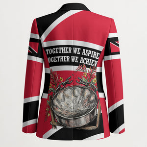 Trinidad And Tobago Independence Day Scarlet Ibis Blazer Steelpan Heritage National Flag