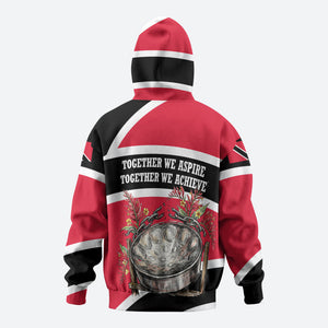 Trinidad And Tobago Independence Day Scarlet Ibis Hoodie Steelpan Heritage National Flag
