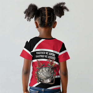Trinidad And Tobago Independence Day Scarlet Ibis Kid T shirt Steelpan Heritage National Flag