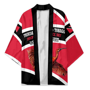 Trinidad And Tobago Independence Day Scarlet Ibis Kimono Steelpan Heritage National Flag