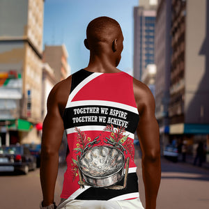 Trinidad And Tobago Independence Day Scarlet Ibis Men Tank Top Steelpan Heritage National Flag