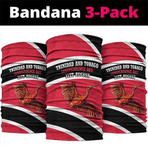 Trinidad And Tobago Independence Day Scarlet Ibis Neck Gaiter Steelpan Heritage National Flag