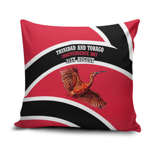 Trinidad And Tobago Independence Day Scarlet Ibis Pillow Cover Steelpan Heritage National Flag