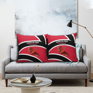 Trinidad And Tobago Independence Day Scarlet Ibis Pillow Cover Steelpan Heritage National Flag