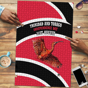 Trinidad And Tobago Independence Day Scarlet Ibis Puzzle Steelpan Heritage National Flag