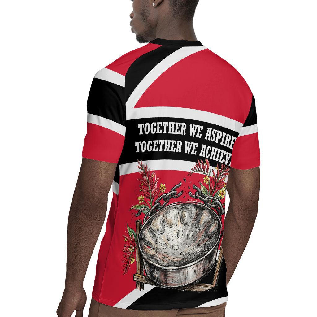 Trinidad And Tobago Independence Day Scarlet Ibis Rugby Jersey Steelpan Heritage National Flag