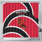 Trinidad And Tobago Independence Day Scarlet Ibis Shower Curtain Steelpan Heritage National Flag