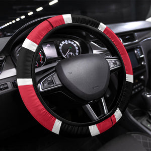 Trinidad And Tobago Independence Day Scarlet Ibis Steering Wheel Cover Steelpan Heritage National Flag