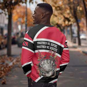 Trinidad And Tobago Independence Day Scarlet Ibis Sweatshirt Steelpan Heritage National Flag