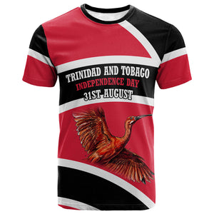 Trinidad And Tobago Independence Day Scarlet Ibis T shirt Steelpan Heritage National Flag