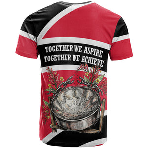 Trinidad And Tobago Independence Day Scarlet Ibis T shirt Steelpan Heritage National Flag