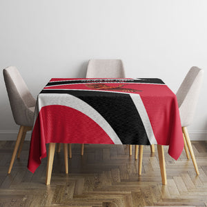 Trinidad And Tobago Independence Day Scarlet Ibis Tablecloth Steelpan Heritage National Flag