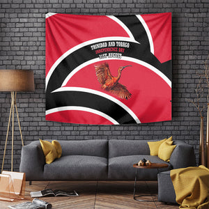 Trinidad And Tobago Independence Day Scarlet Ibis Tapestry Steelpan Heritage National Flag