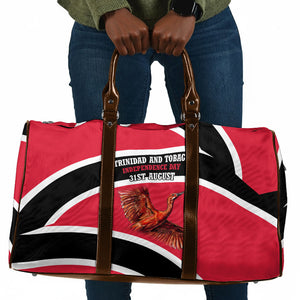 Trinidad And Tobago Independence Day Scarlet Ibis Travel Bag Steelpan Heritage National Flag