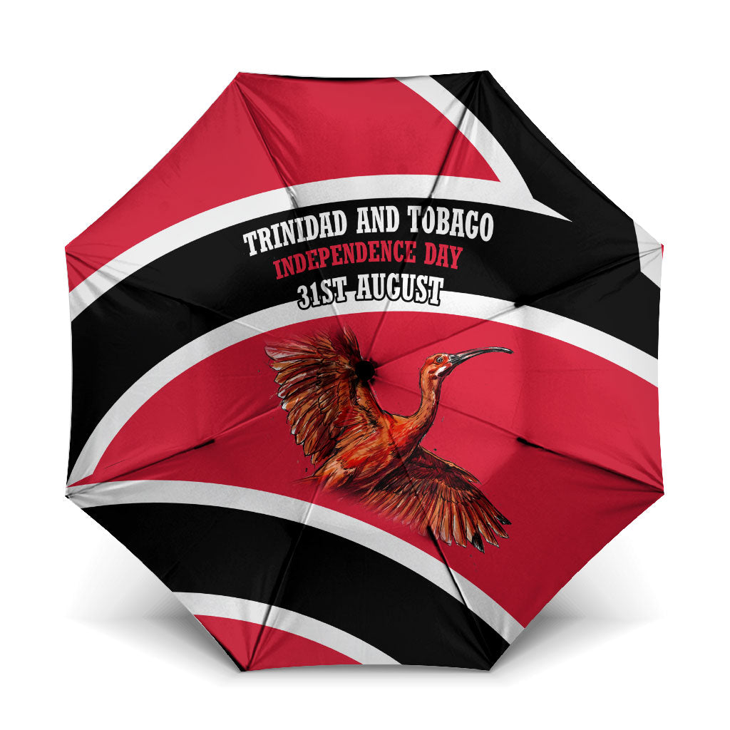 Trinidad And Tobago Independence Day Scarlet Ibis Umbrella Steelpan Heritage National Flag
