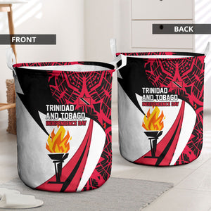 Trinidad And Tobago Independence Day Laundry Basket Freedom Torch Heritage Symbols