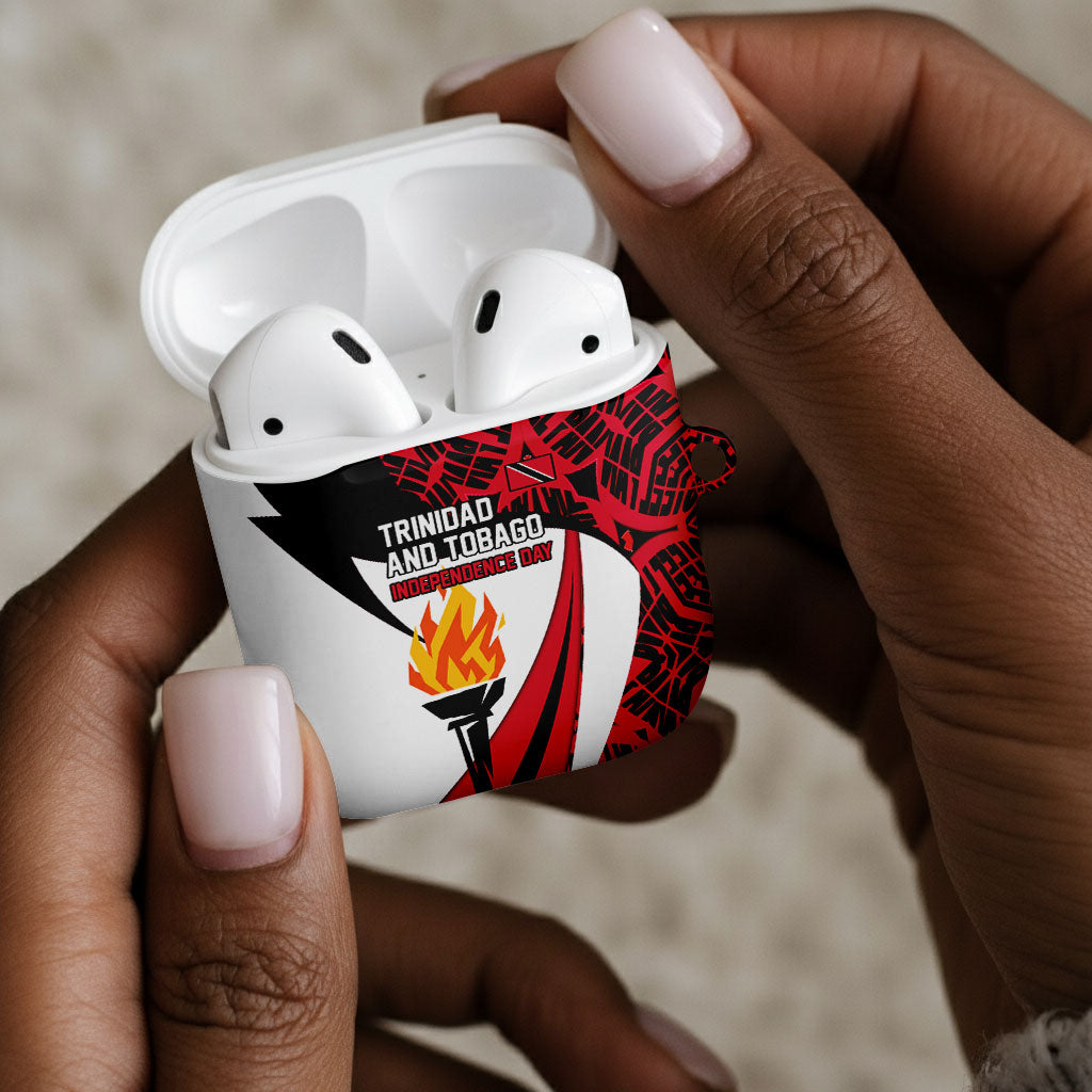Trinidad And Tobago Independence Day AirPods Case Freedom Torch Heritage Symbols