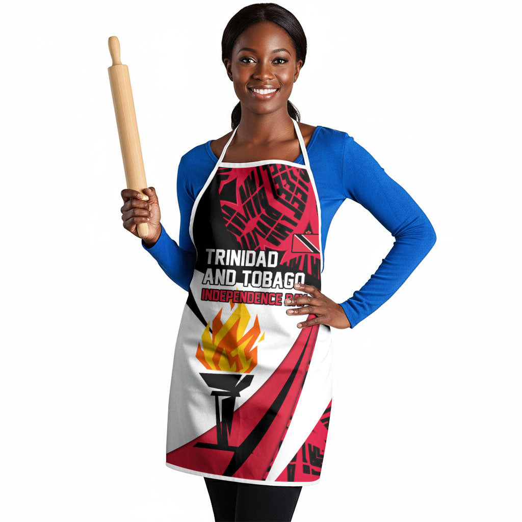 Trinidad And Tobago Independence Day Apron Freedom Torch Heritage Symbols