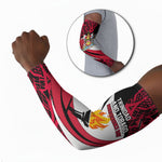 Trinidad And Tobago Independence Day Arm Sleeves Freedom Torch Heritage Symbols