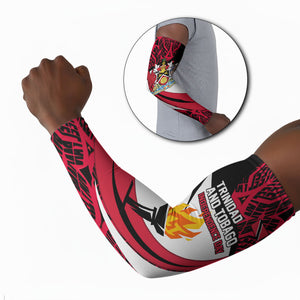 Trinidad And Tobago Independence Day Arm Sleeves Freedom Torch Heritage Symbols